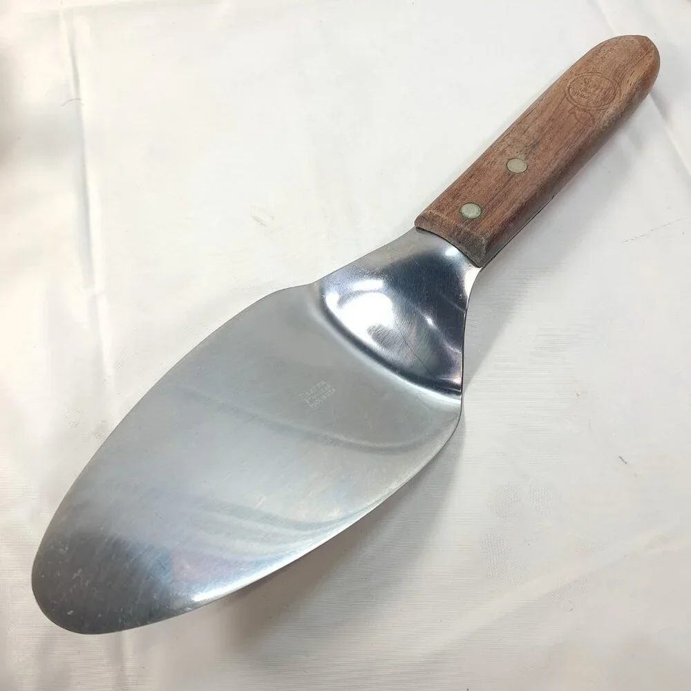 Dexter Poppin Fresh Pies Server Stainless Steel Restaurant Wooden Handle Vintage